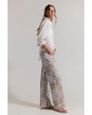 Free People Tennessee Low-Rise Illusion Jeans